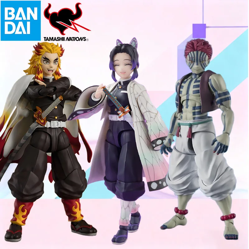 

BANDAI Original Box in Stock S.H.Figuarts Demon Slayer Shinobu Kocho SHF Action Figure Model ToyGift for Kid Foam Box Packaging