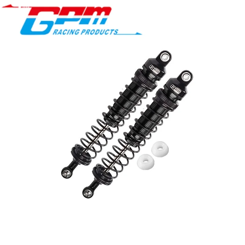 GPM RK122R อะลูมิเนียม 6061-T6 โช้คอัพหลังแบบปรับได้ (122 มม.) สำหรับรถ LOSI 1/10 ROCK REY BRUSHLESS ROCK RACER / BAJA REY DESERT