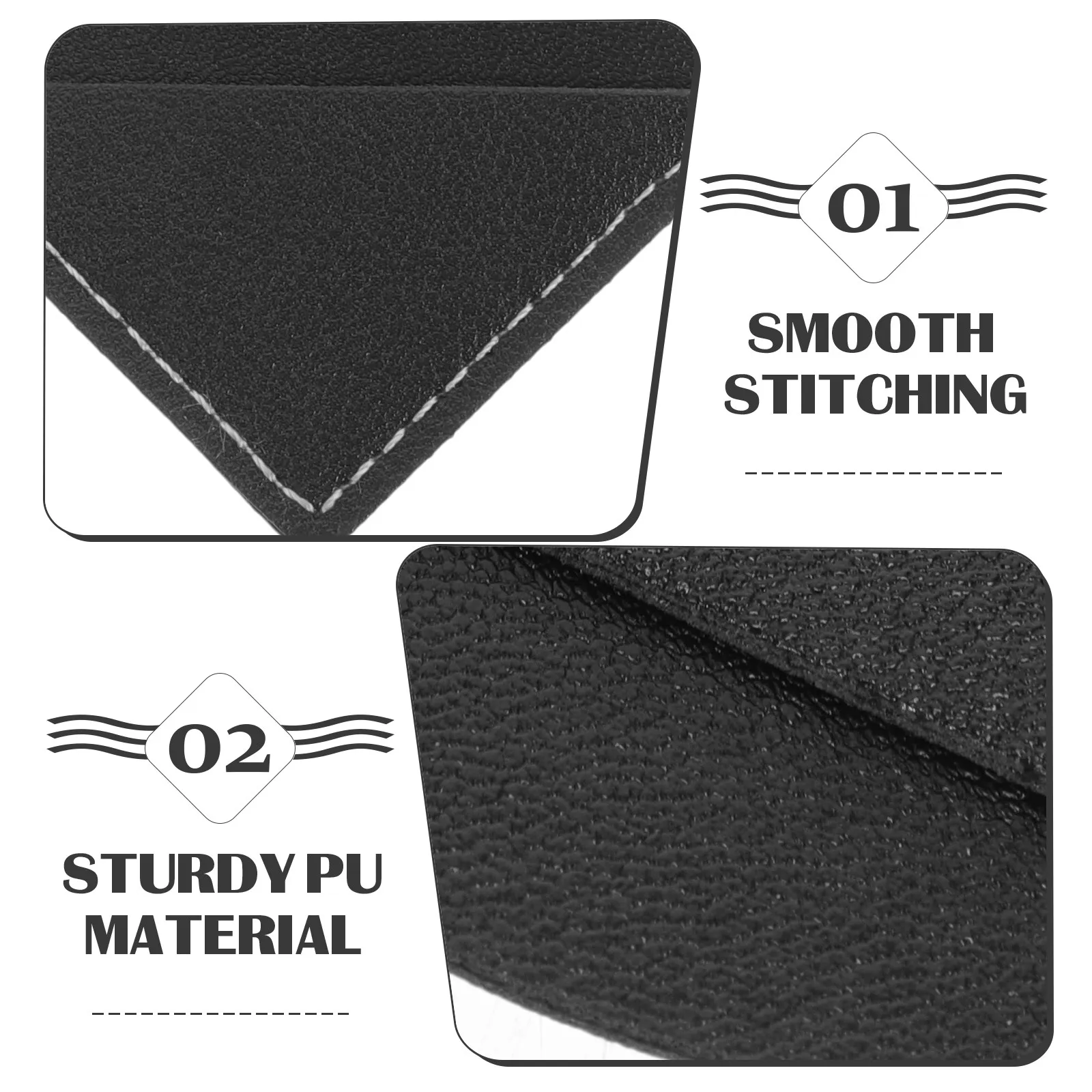 3Pcs Soft PU Corner Bookmark Handmade Delicate Book Marker Quiet Reading Atmosphere Creator for Students Book Lovers