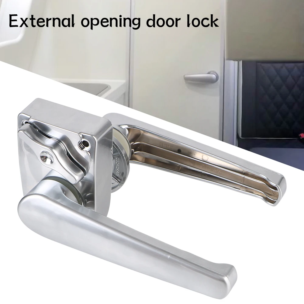 

RV modification vehicle parts RV Caravan Boat Latch Handle Knob Locks Car Bathroom Door Lock RV Toilet Door Lock