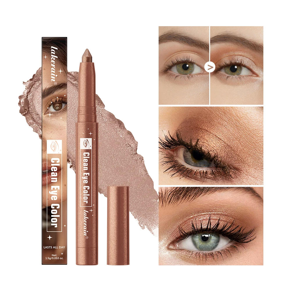 Lakerain Eyeshadow Sticks, extrem cremige, leichte, aufbaubare Formel, wischfeste, langanhaltende Augenfarbe