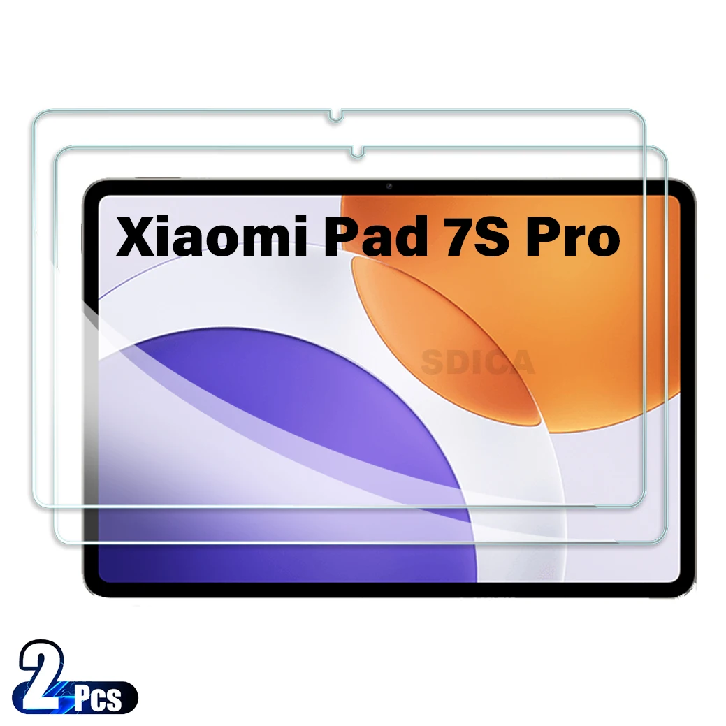 

2 шт. для Xiaomi Pad 7S Pro 12,5 "2025 закаленное стекло Защитная пленка для экрана 12,5 дюймов Планшет против царапин HD Защитная пленка