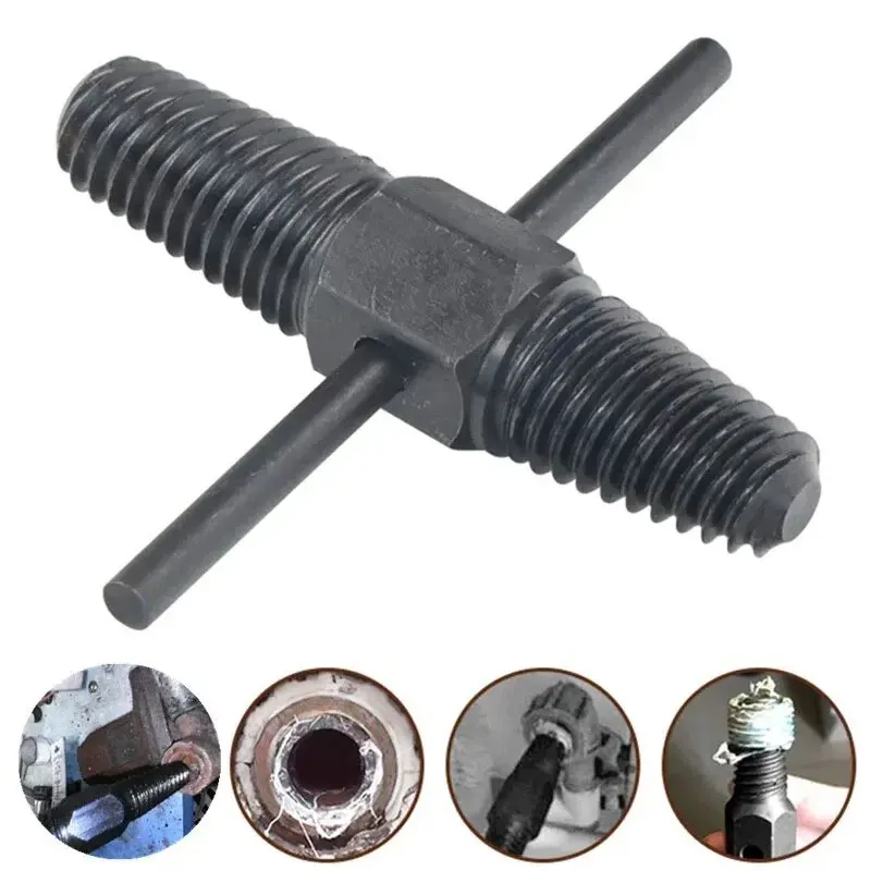 Double Head Tap Valve Screw Extractor Set Damaged Broken Wire Water Pipe Bolt Remover Plumbing Tools Set