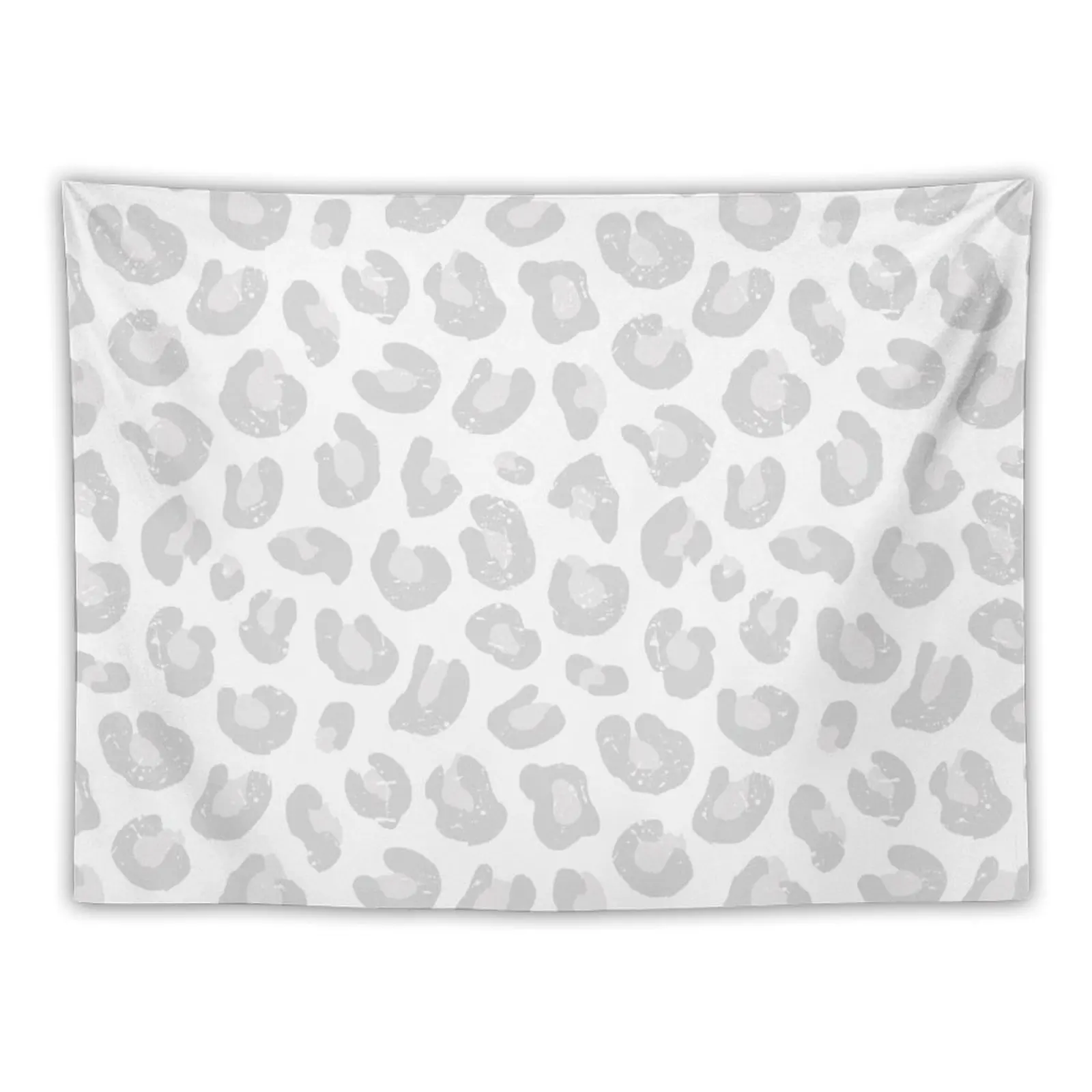 

Leopard Print - Silver Gray and White Tapestry Aesthetic Home Decor Cute Room Things Room Decorator Tapestry