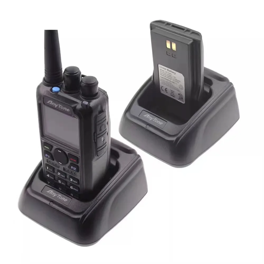 Anytone New AT-D878UVII Plus Walkie Talkie DMR Radio VHF 136-174MHz UHF 400-470MHz GPS APRS Anytone Ham Radio Station