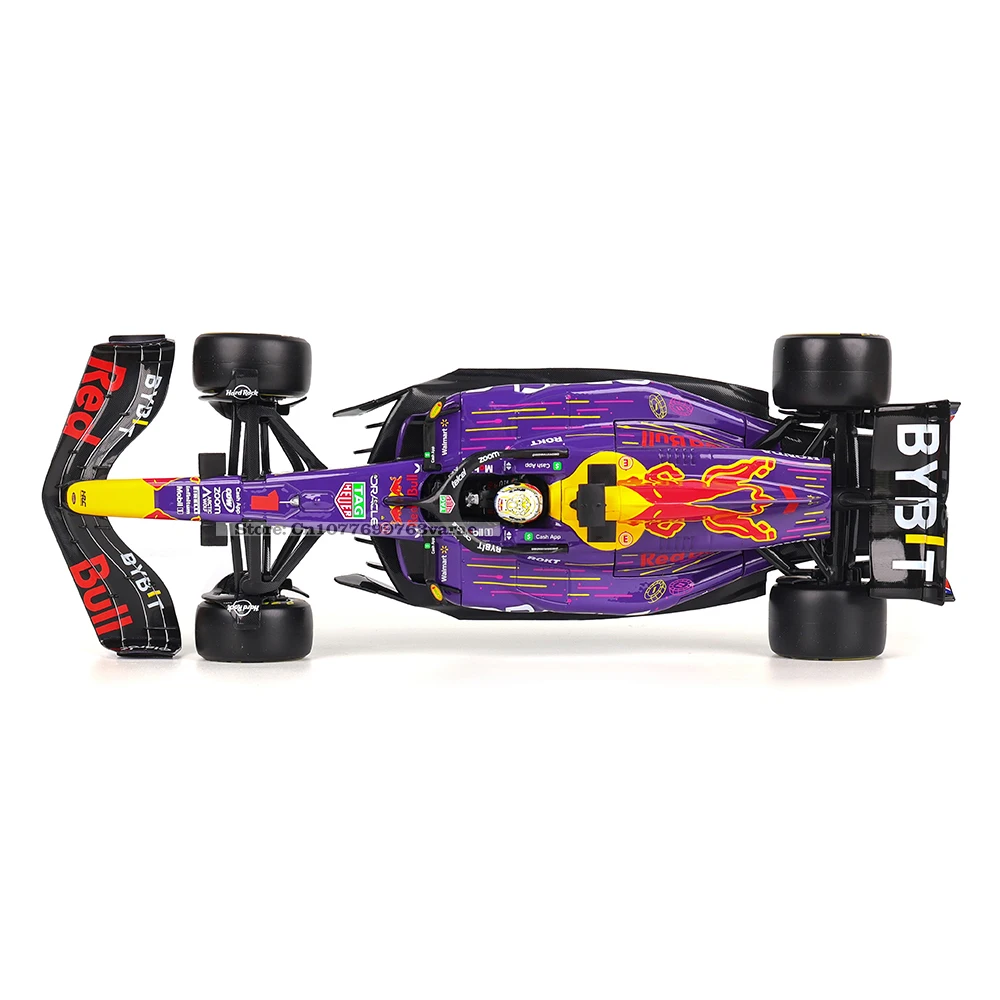 Bburago 1:18 New F1 Champion Red Bull Racing RB19 2023 #1 Verstappen #11 Perez Car Model Vehicles Formula 1 Alloy Toy Vehicle