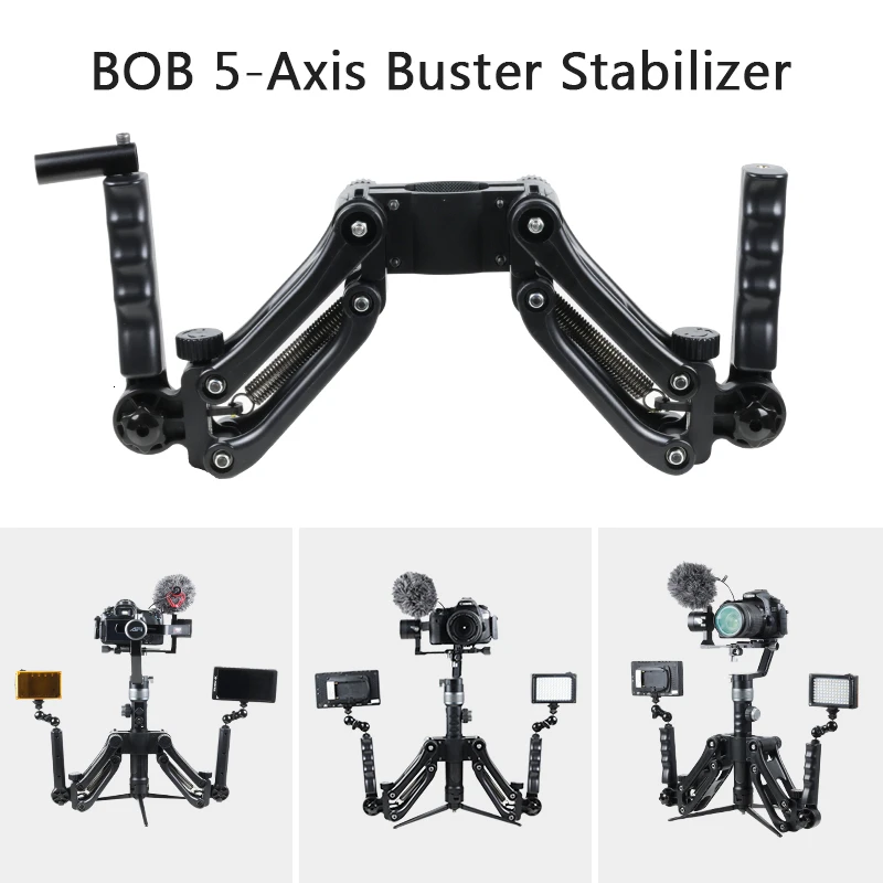 3 Axis Spring Dual Handle Gimbal Hold Arm for ZHIYUN Crane 2 DJI Ronin S MOZA AIRCROSS Smooth 4 OSMO mobile 2 AK2000 AK4000 BOB2