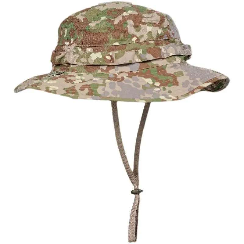 Outdoor All Terrain German Spot Outdoor Army Fan Tactics Penny Hat Kapelusz z okrągłym rondem Kapelusz typu Bucket