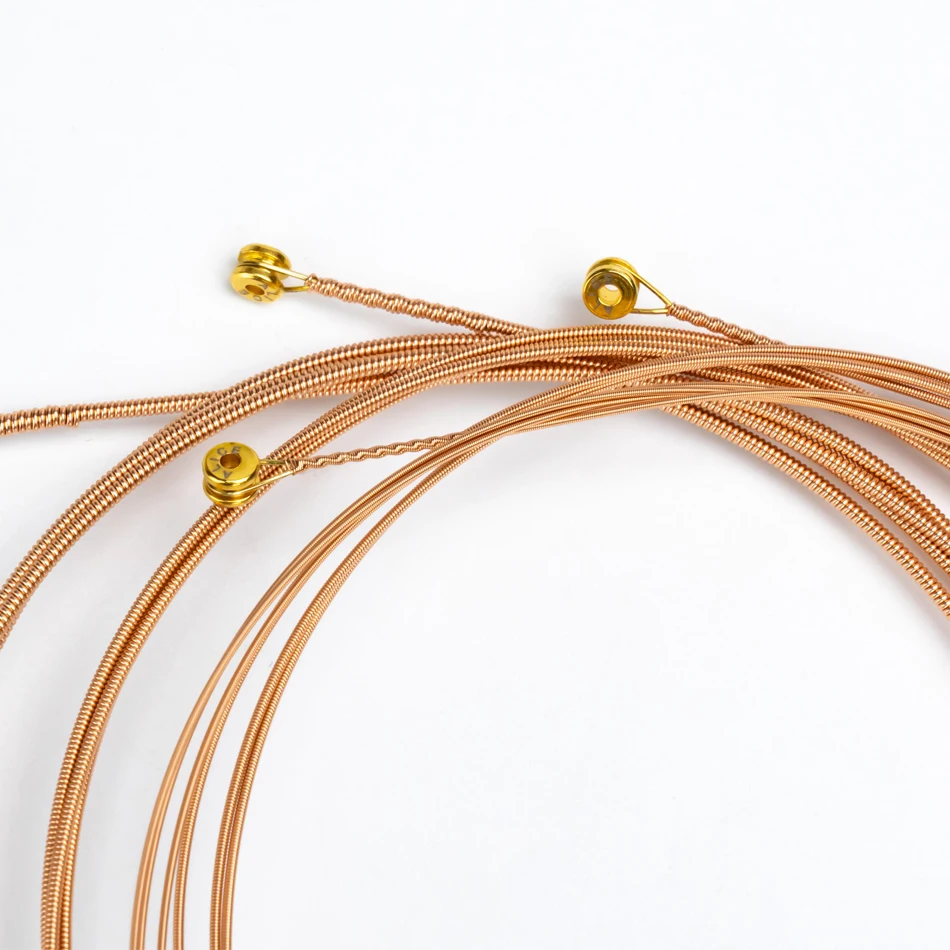Alice AWR486 Phosphor Bronze Acoustic Guitar Strings 1st-6th Strings Set Hexagonal Core With Nano Polished Coatin