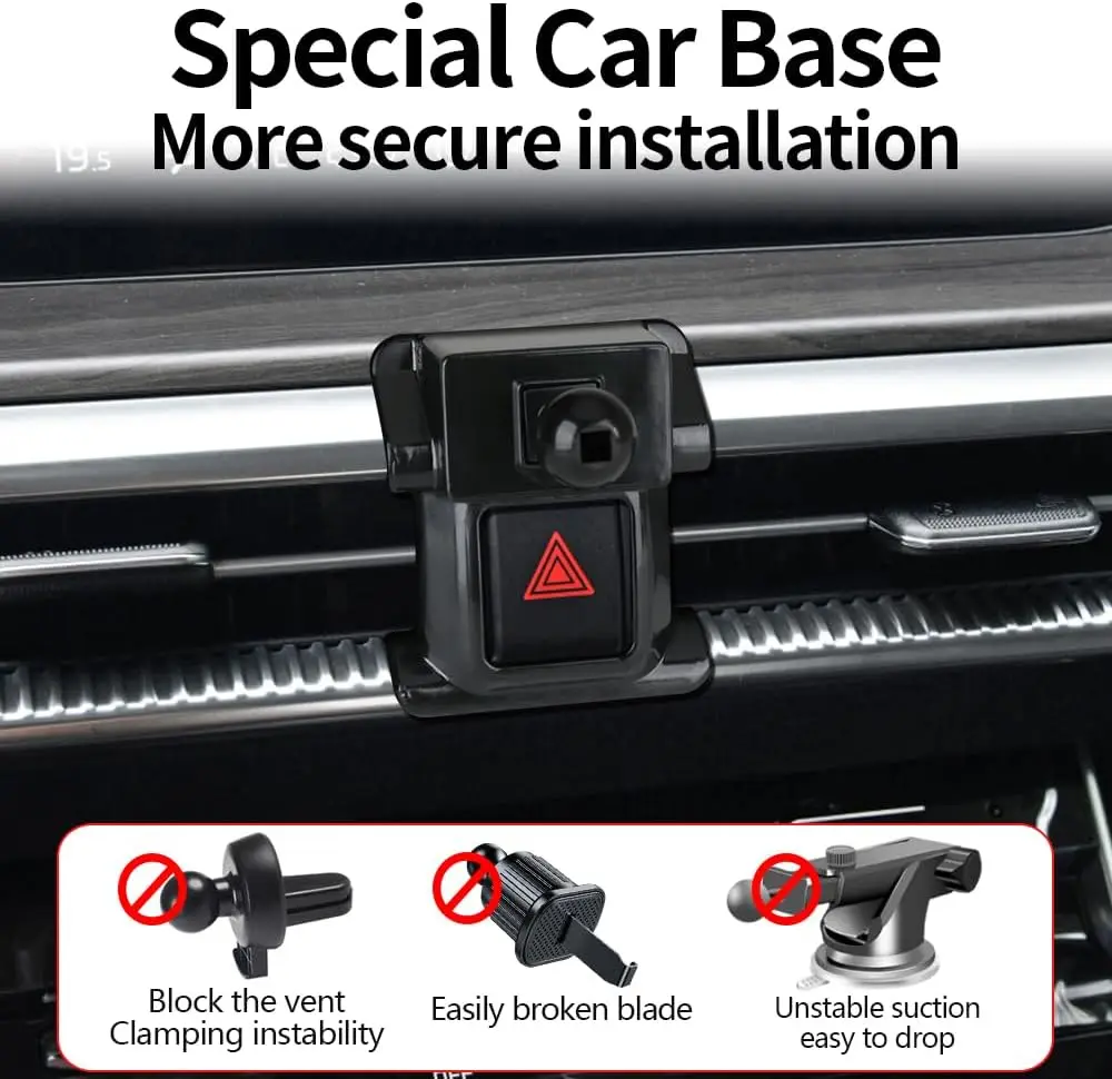 Magnetische Autotelefonhalterung für Kia K5 2021–2024 – kabelloses Ladegerät und Telefonständer