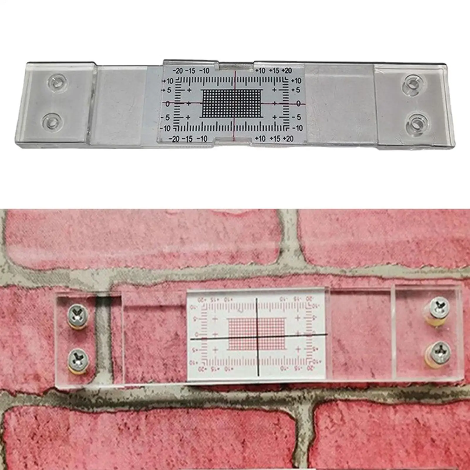 Crack Monitoring Gauge Building Wall Standard Crack Monitor Tell-Tale Crack Measuring Tool For The Standard And Corner Cracks