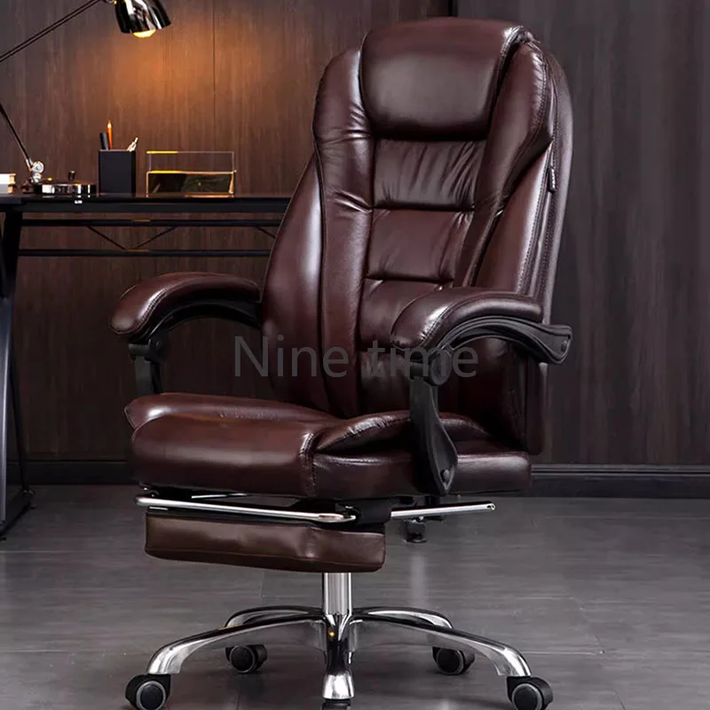 

Ergonomic Recliner Office Chairs Gaming Waiting Cushion Massage Computer Chair Lounge Leather Sillas De Espera Library Furniture