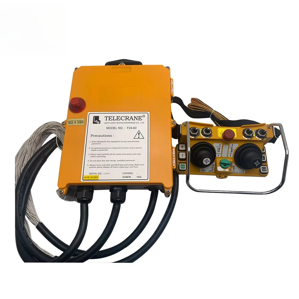 Wireless Industrial Remote Control Crane Customized Pressure Functions F24-60