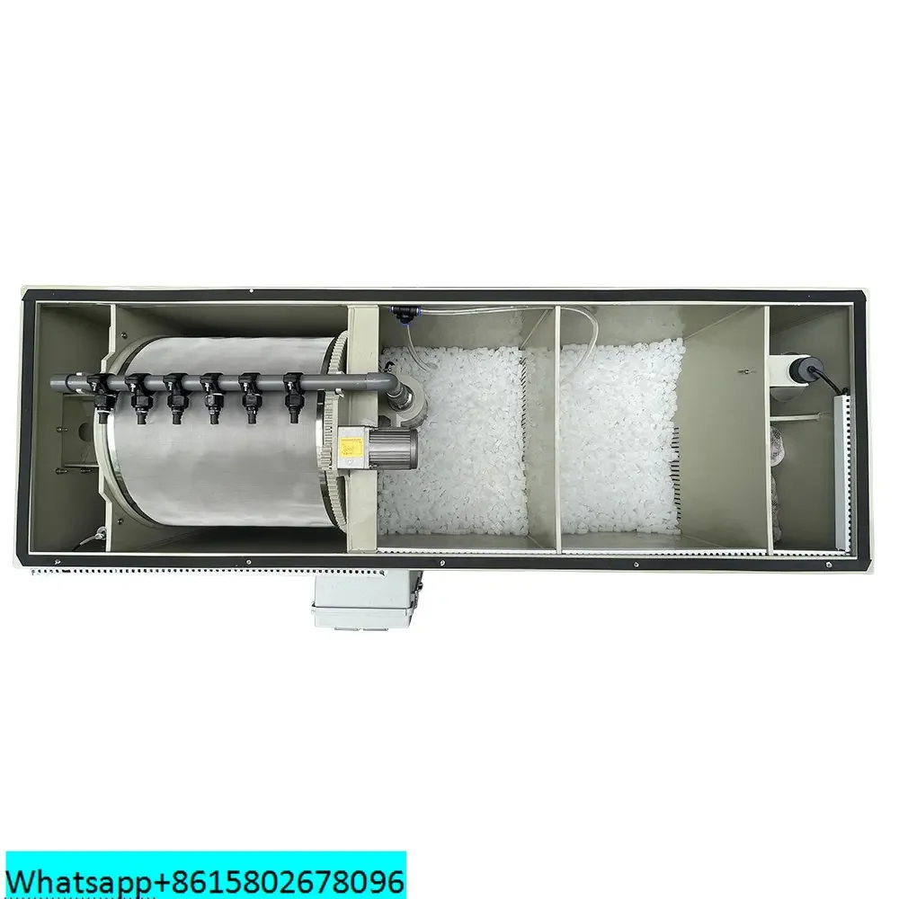 QihangRAS fish pond fish farm factory price koi pond rotary drum filter for wholesale