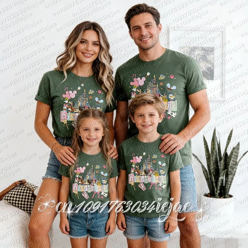 Camiseta Retro de Algodón de Mickey Mouse y sus Amigos 2026 para Mujer, Nueva Colección de Verano, Unisex, para Parejas, Talla Extra Grande, Ropa Urbana