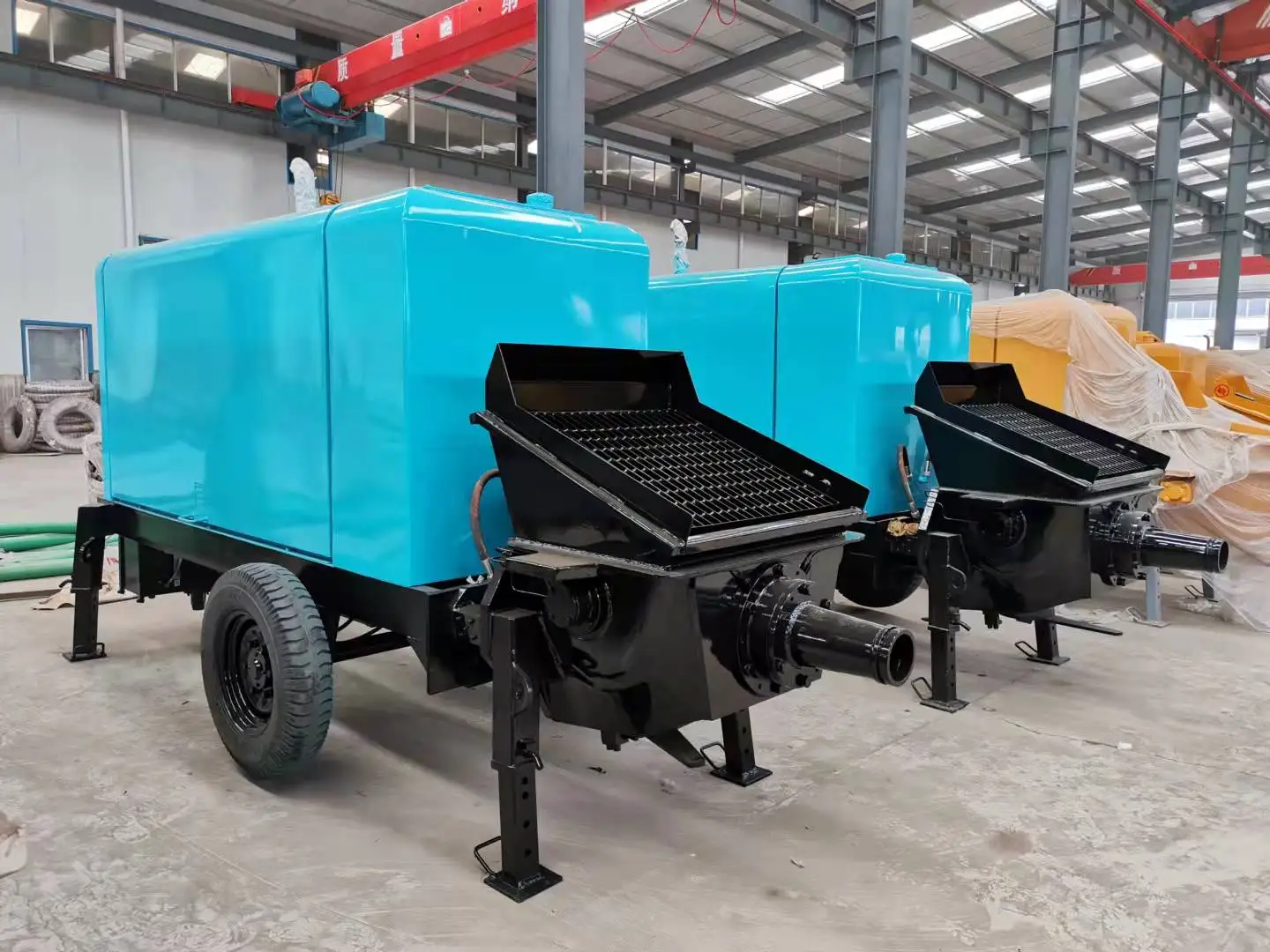 YG Customized Pumpcrete Machine Pumping Small Stationary Diesel Concrete Mini Pump