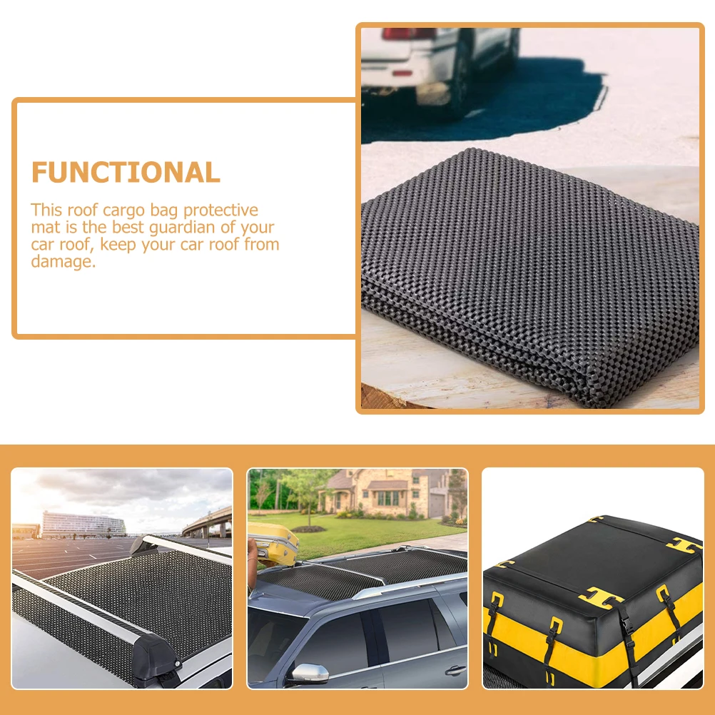 

PVC Car Rack Anti Slip Mat Durable Non-skid Pad Customizable Size Cargo Bag Protector For Non Slip Pad For Car Roof Bag SUV
