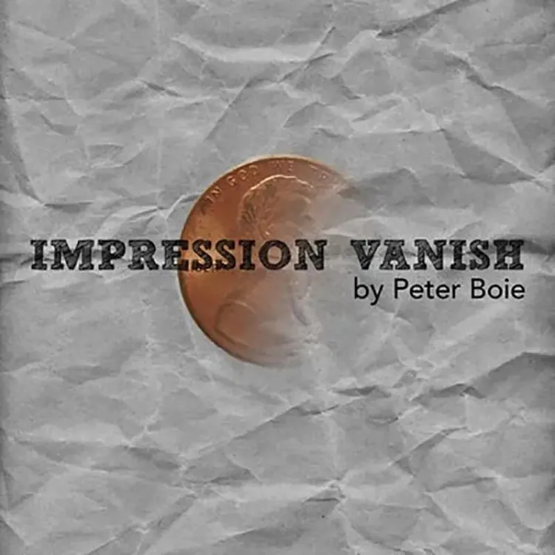 Impression Vanish by Peter Boie Close Up Magic Tricks Magia Magie Magicians Props Illusions Gimmicks Prediction Mentalism Bar