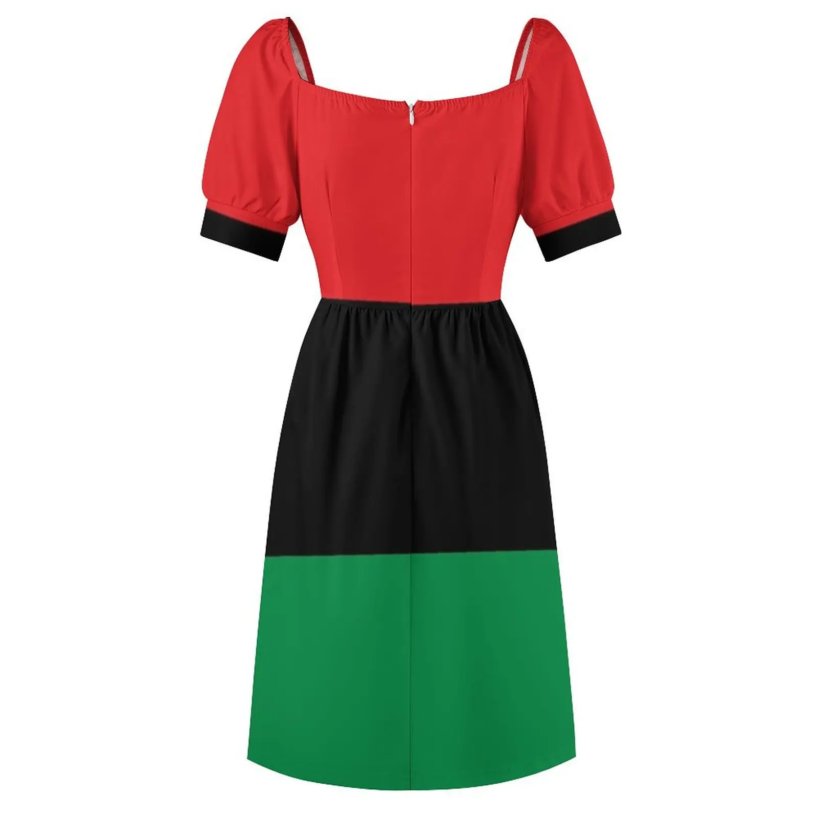 Pan African Flag T-Shirt - UNIA Flag Sticker - Afro American Flag Short Sleeved Dress Dress for girls luxury dresses Dress