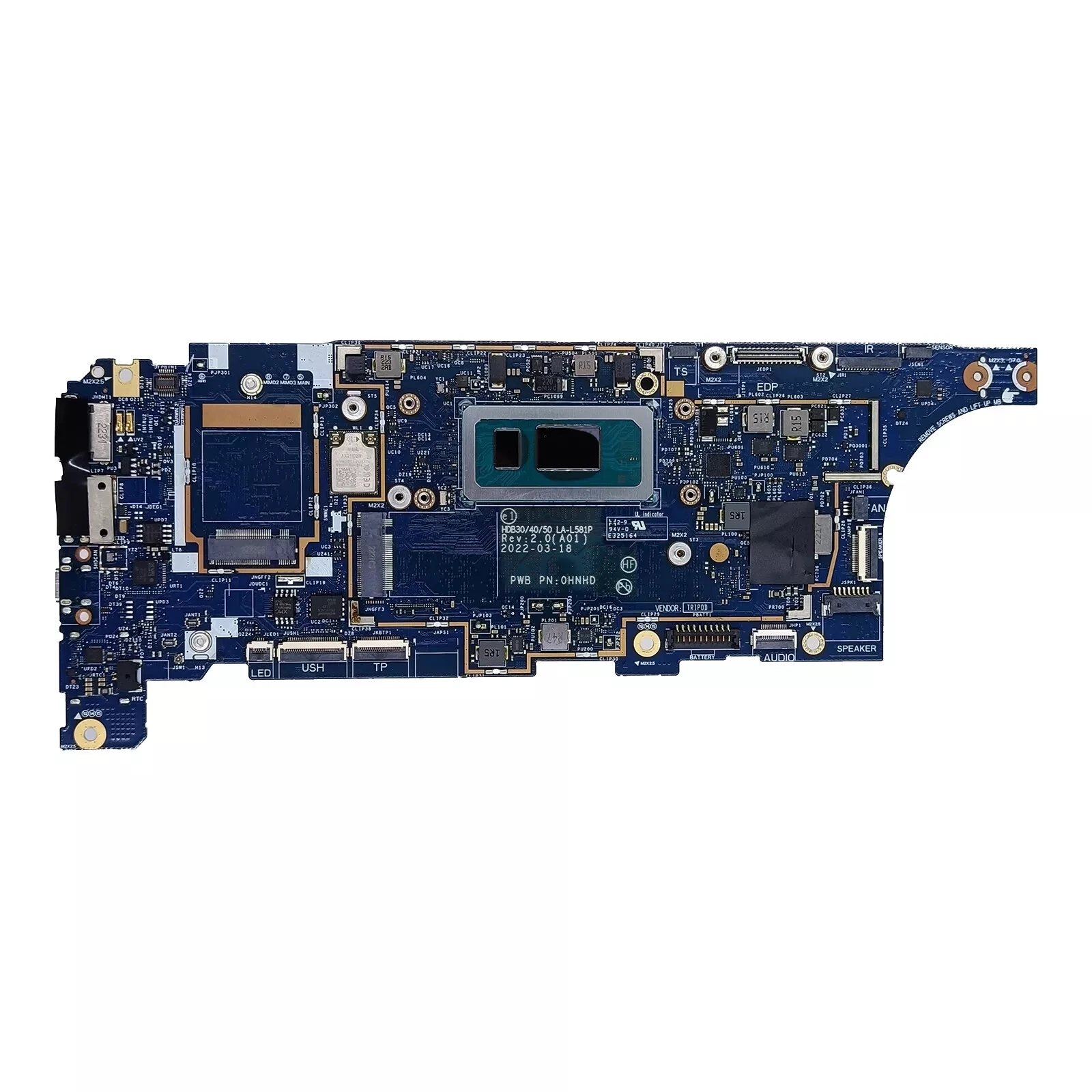 

082H03 0FJGYC For Latitude 7330 7430 7530 Motherboard LA-L581P i5-1235U 16GB