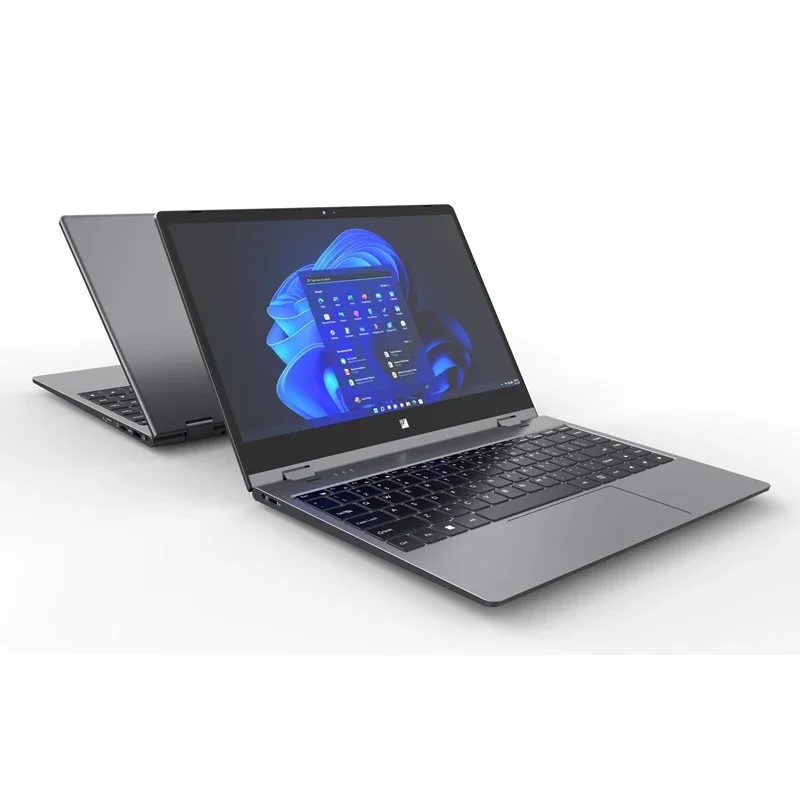 Mini laptop YOGA da 14 pollici Intel N95 32 GB DDR4 2 TB SSD 6000 mAh Tablet 2 in 1 2.5K 2560*1440 Schermo touch 360 °   Lo studio dell'ufficio ribaltabile