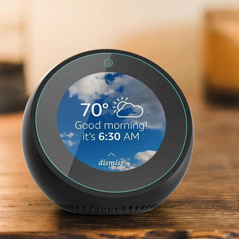 Pantalla de altavoz de vidrio templado, película protectora resistente a los arañazos, HD 9H, película de pantalla de dureza, altavoz inteligente antihuellas