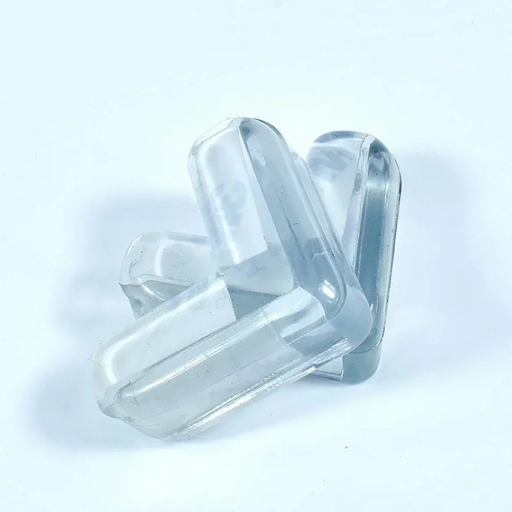 Silicone Anti-Collision Edge Corner Protector, Table Corner Guards, Capa para crianças e bebê, Segurança, 4pcs