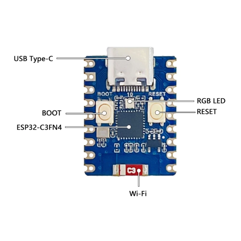 Mini carte développement ESP32 Interfaces polyvalentes prototypage facile