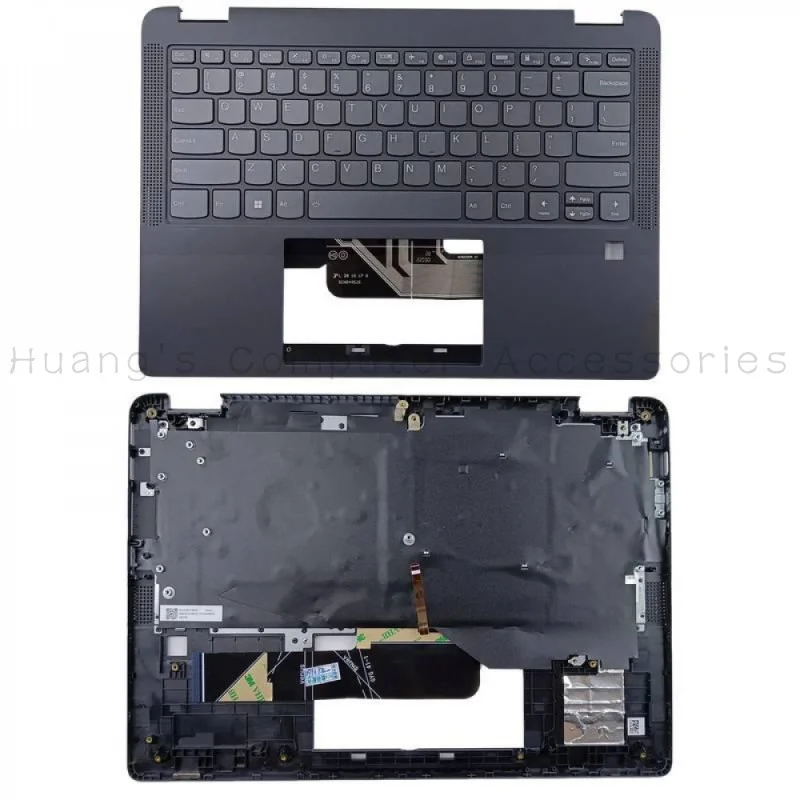 SS+Backlit Keyboard C Cover FRU 5CB1H79878 For Lenovo Ideapad Flex 5 14IAU7 Laptop Replacement Assembly