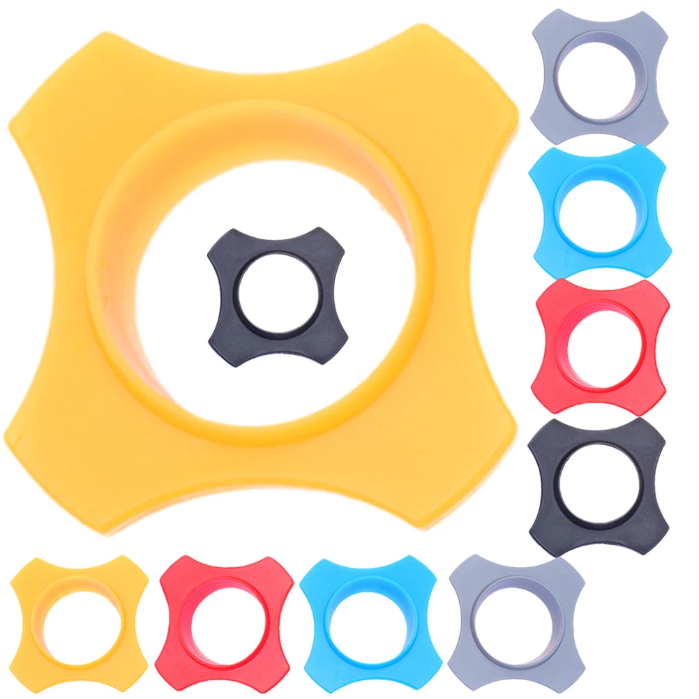 

10 Pcs Slip Protection Ring Microphone Shockproof Durable Rubber Various Colors Mic Accessories Anti Fall Anti Rolling