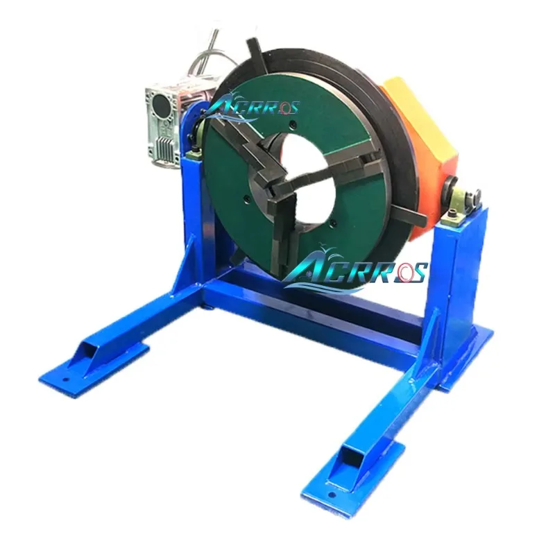 Big Bore Welding Turntable Capacity 600kg 360mm Hole Welding Positioner For Sale