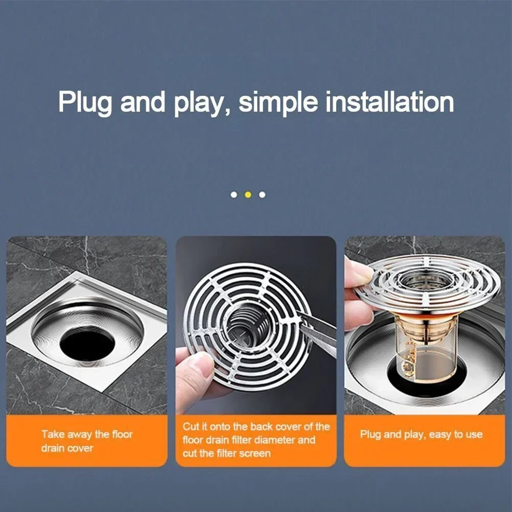

Floor Strainer Cover Floor Drain Core Shower Toilet Sewer Anti-Odor No Smell Bathroom Toilet Sewer Shower Drain Plug home tools