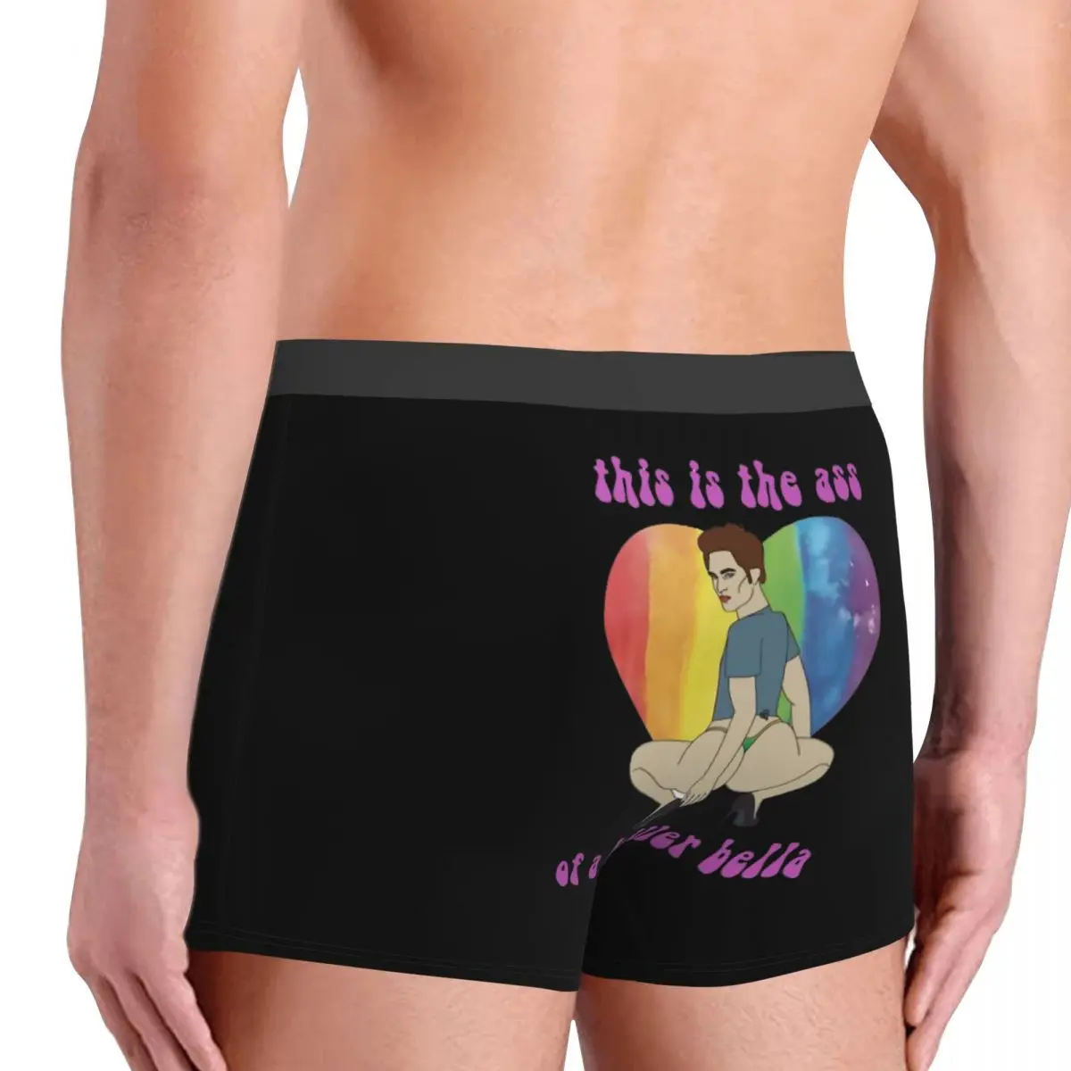 The Ass Of A Killer Bella Boxer Cuecas masculinas altamente respiráveis, calções estampados em 3D, presentes de aniversário de alta qualidade