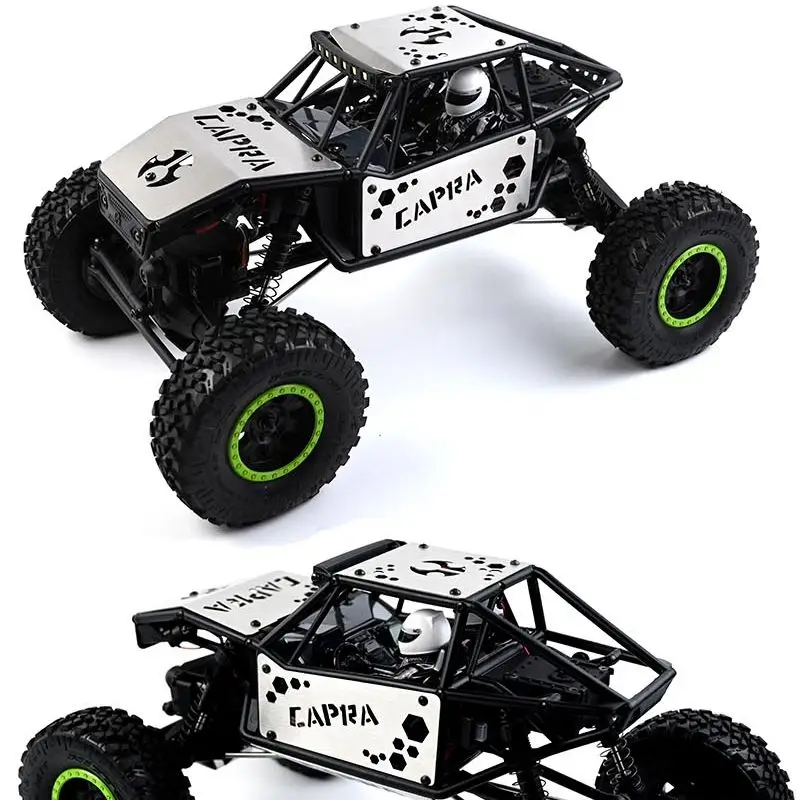 Axiale 1/18 UTB18 Capra Kid Metalen Auto Shell Rvs Body Armor Bodem Onderdelen TP-E0301103