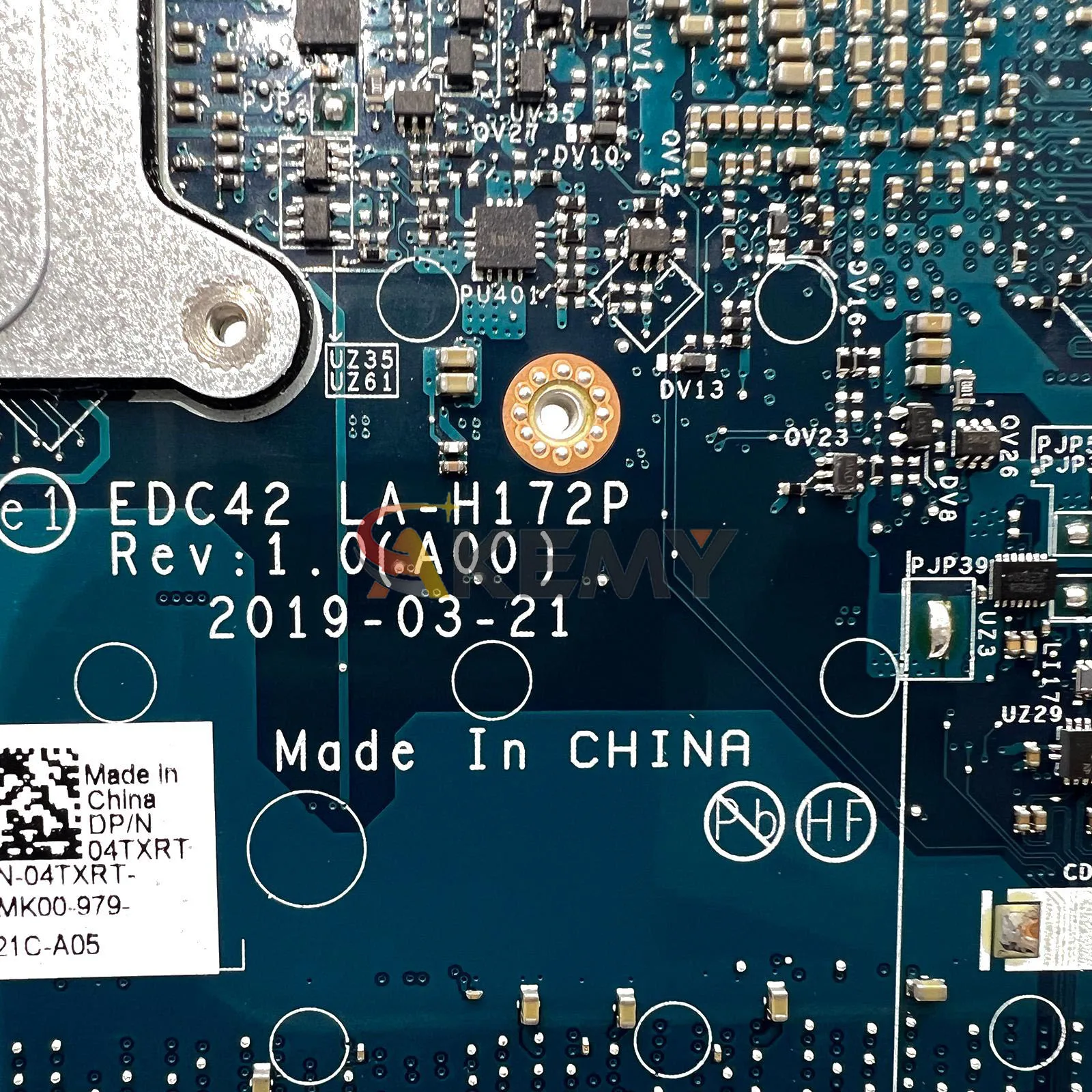 Dell Latitude 3541 5401 5501用ノートパソコンマザーボード LA-H172P I5 i7 MX150 2G 06YY9J 04TXRT 02T31D 100%完全動作確認済み