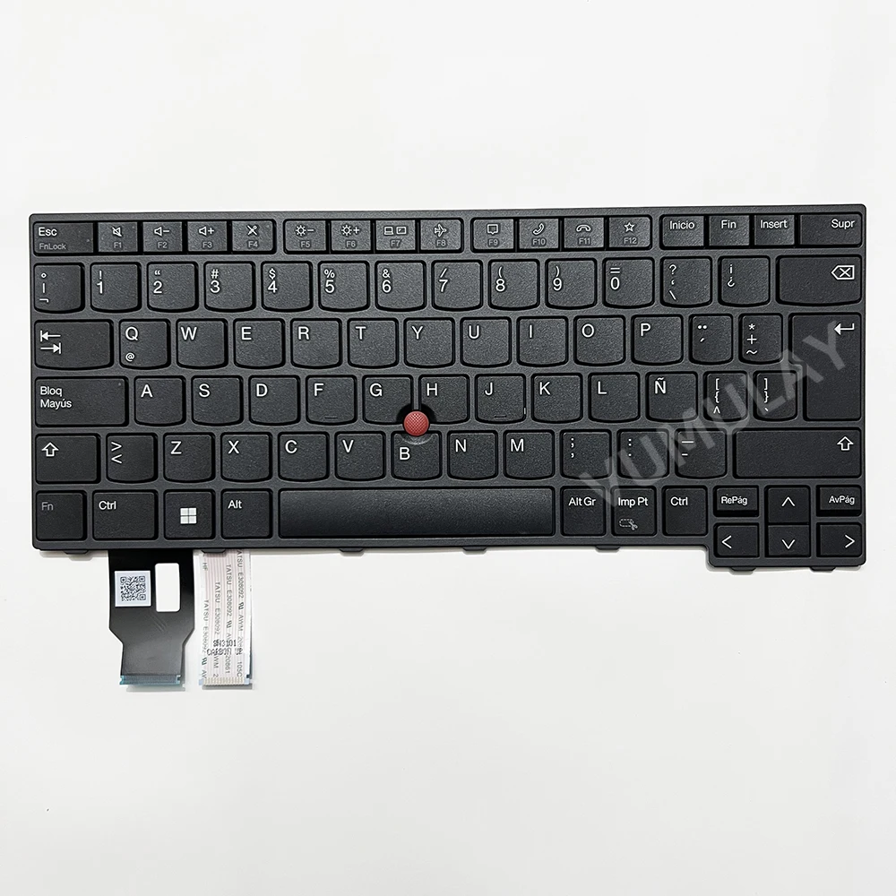 Imagem -03 - Teclado para Lenovo Thinkpad Thinkpad T14 Gen L14 Gen P14s g3 Gen la Spa80a Sn21d67714 5n21d68126 Sn3101 Espanhol Latino Francês Reino Unido