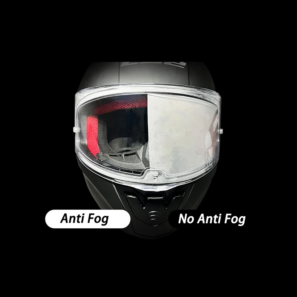 nolan helmet anti fog shield 000121623017025 Accessories Transparent Reflective with Silicone Edge One Size : Automotive Helmet Face Shield Anti Fog