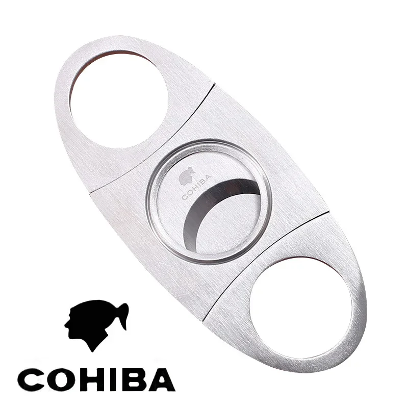 COHIBA Lighter Metal 3 Jet Butane Torch Lighter Cigar Stamping Bar Sharp Lighter Cigar Knife Cigar Scissor