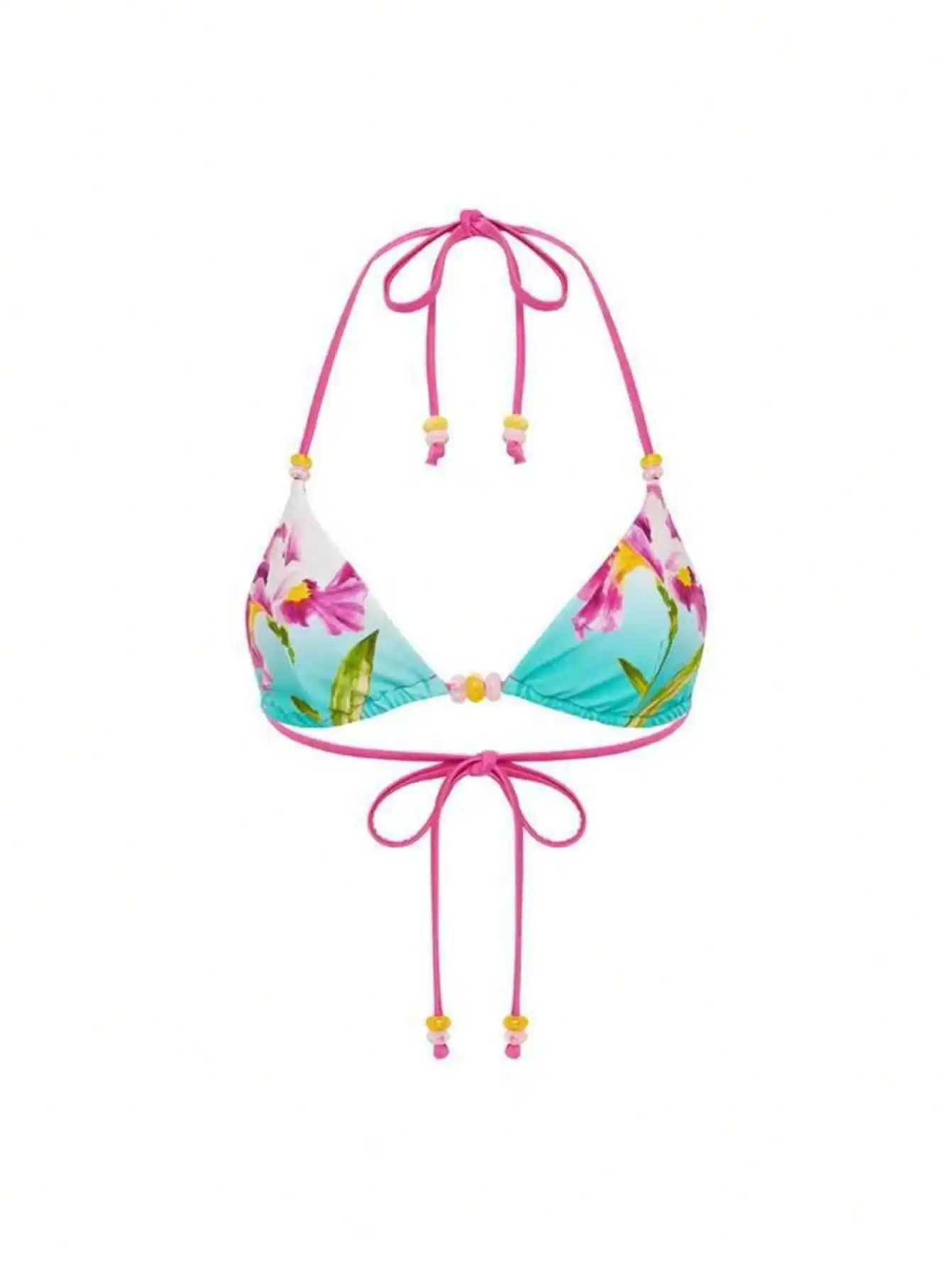 طقم بيكيني مثلث مثير للنساء مكون من 3 قطع - ملابس شاطئ صيفية مطبوعة للمناسبات غير الرسمية، مناسبة لعيد الفصح، ملابس سباحة للمرأة