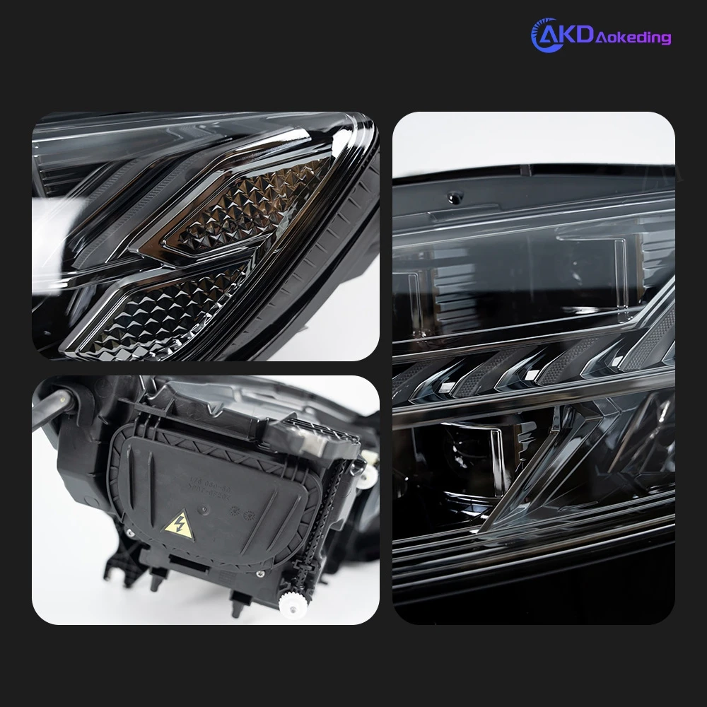 Car For Audi A6 2012-2015 C7 Upgrade A7 Design 12V Headlights DRL Hella LED Bi Xenon Bulb Fog Lights Car Accessory H7 Head Lamp