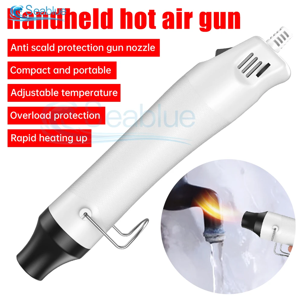 1Pcs 220V Hot Air Gun DIY Soldering Temperature Blower Gun Electric Power Hot Dryer Mini Heat Gun For Crafts Shrink Tubing Wrap