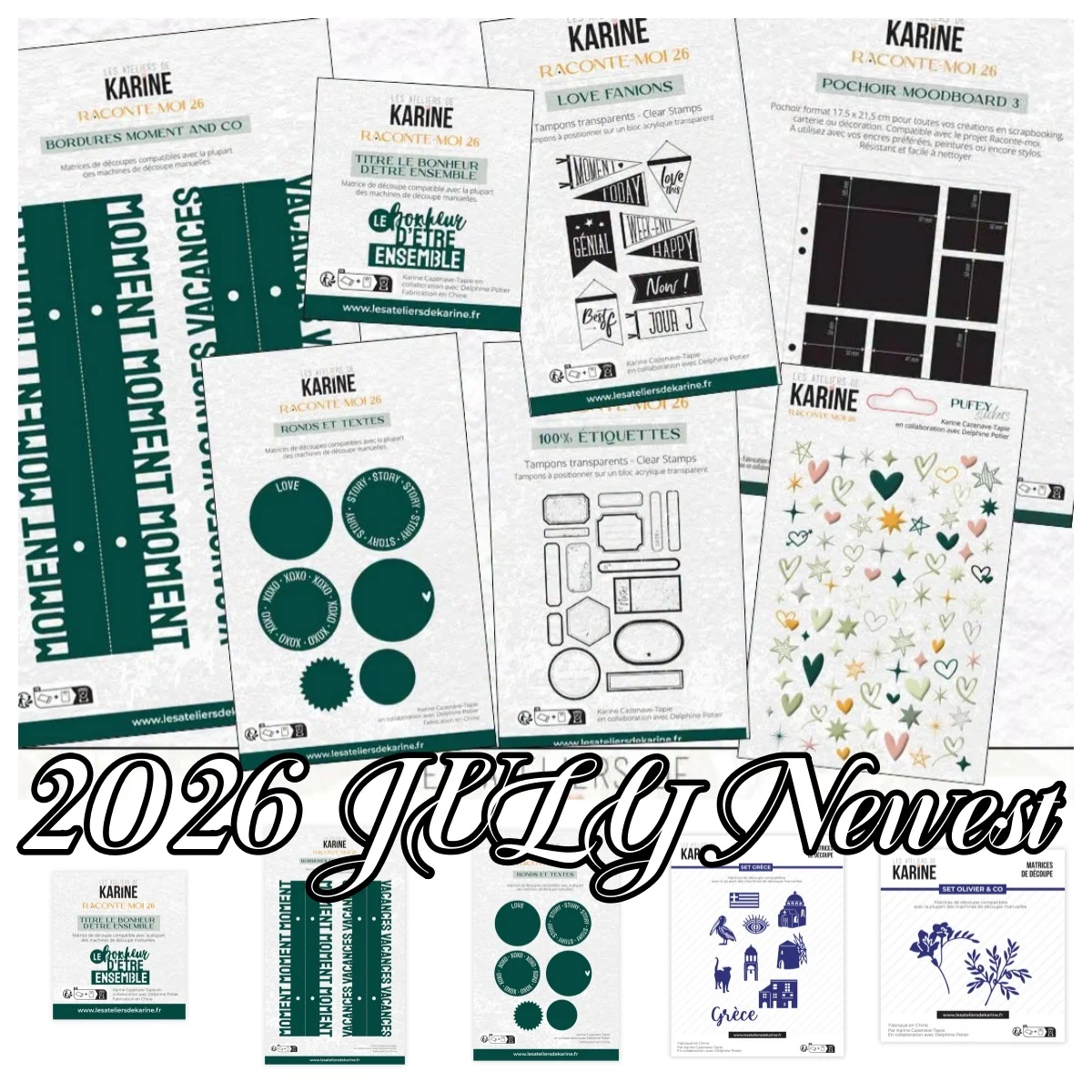 Newest Ronds et Textes Metal Cutting Dies Clear Stamps For DIY Scrapbook Craft Decoration Embossing Template Supplies Greeting