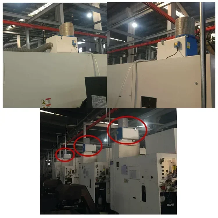 

Industrial Centrifugal separator dust coolant extractor Air Cleaner Oil Mist Filter for CNC machines