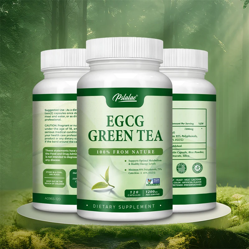 

EGCG Green Tea Extract - Antioxidants Support Immune Function, Provide Natural Energy, and Aid in Digestion and Gut Health