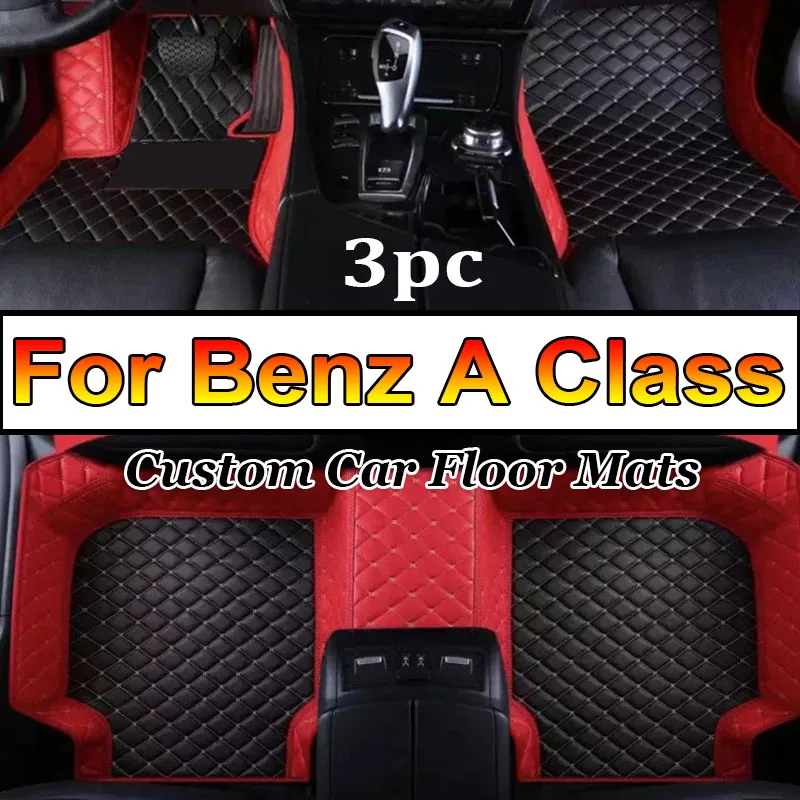 

Car Floor Mats For Mercedes Benz A Class W176 2013~2018 Auto Dirt-resistan Carpet Waterproof Floor Mats Car Accessories Interior