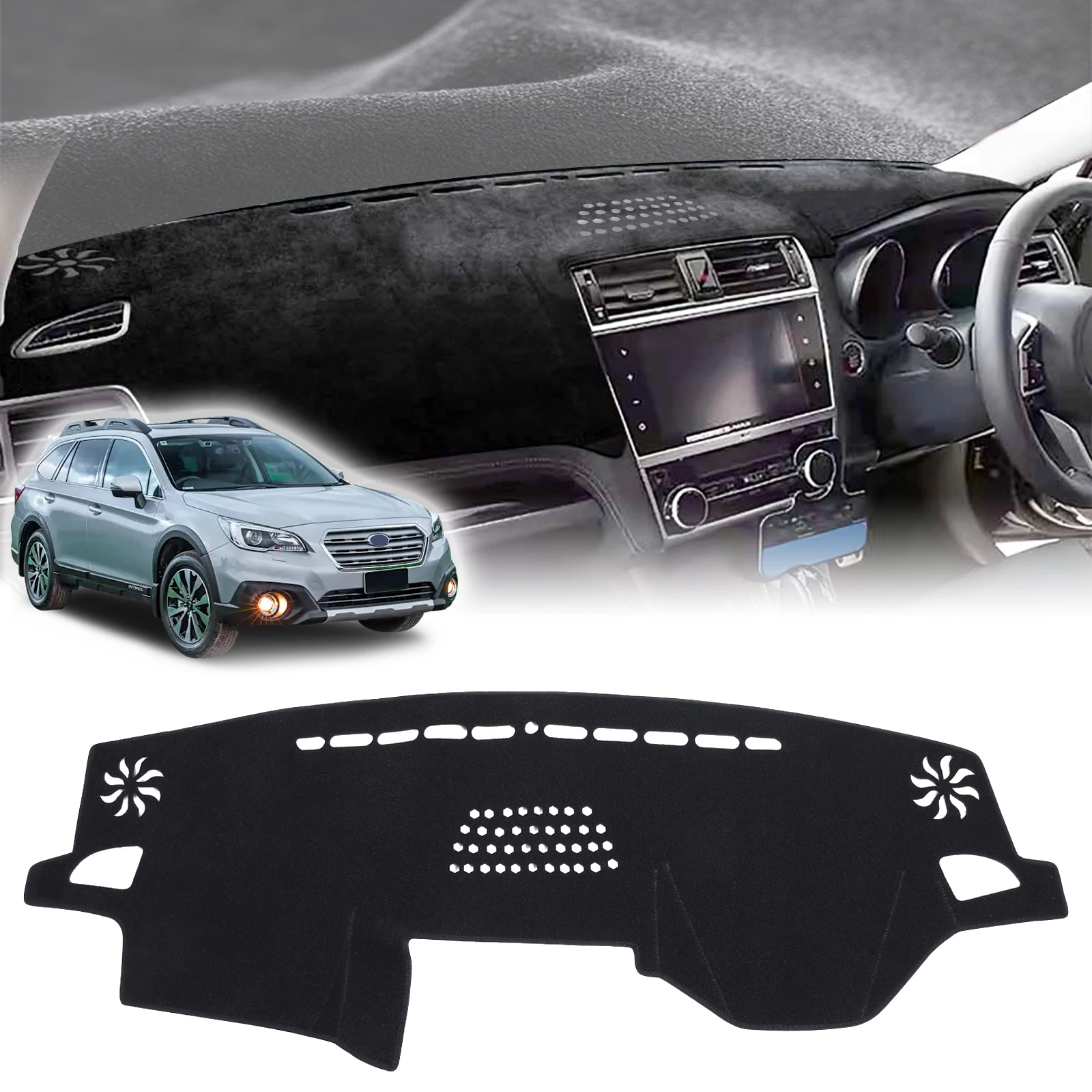 

fit for Subaru Outback Legacy Liberty 2015-2019 Car Dashmat DashMat Sunshade Dashboard Cover Pad Protective Carpet Accessories