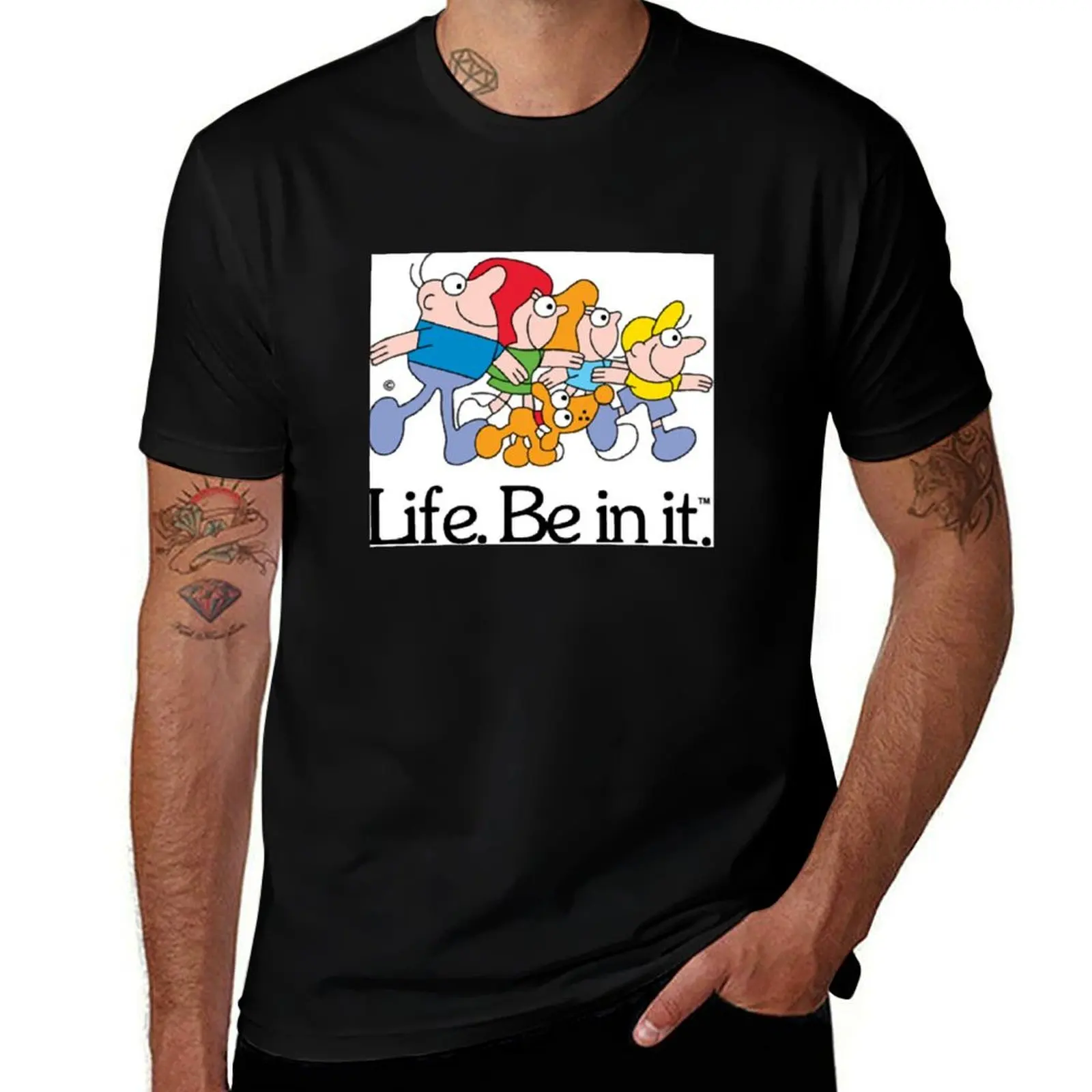 

Life. Be in it. Classic Aussie Ads Classic Essential T-Shirt Man t-shirt Funny t-shirt shirts men