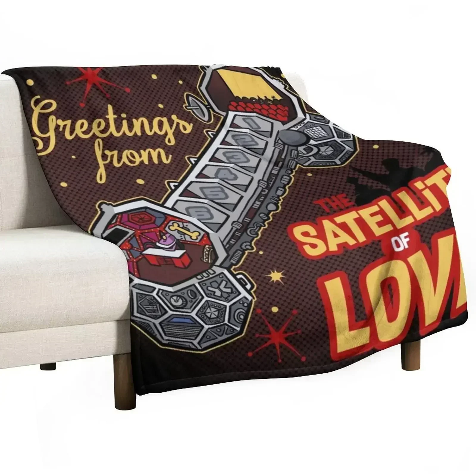 

Satellite of Love - MST3K Throw Blanket Multi Use Warm Blanket for Living Room Bedroom