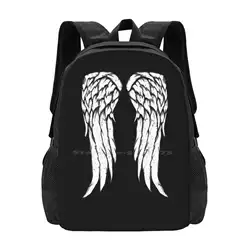 Daryl Dixon Wings - Zombie Hot Sale Backpack Fashion Bags Daryl Dixon Merle Twd Fear The Walking Dead Amc Fx Season 2 3 4 5 6 7