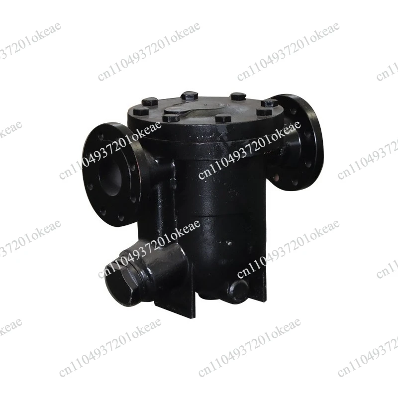 Free-float steam trap valve, high-temperature drainage steam blocking valve for steam pipelines, large displacement
